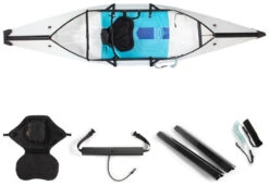 AirCanoe Foldable Kayak 2.9 -Kayak Soldes Magasin aircanoe foldable kayak 2 9 white white 1