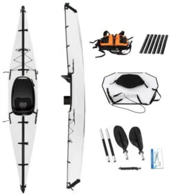 AirCanoe Foldable Kayak 3.9 -Kayak Soldes Magasin aircanoe foldable kayak 3 9 white white 1 1
