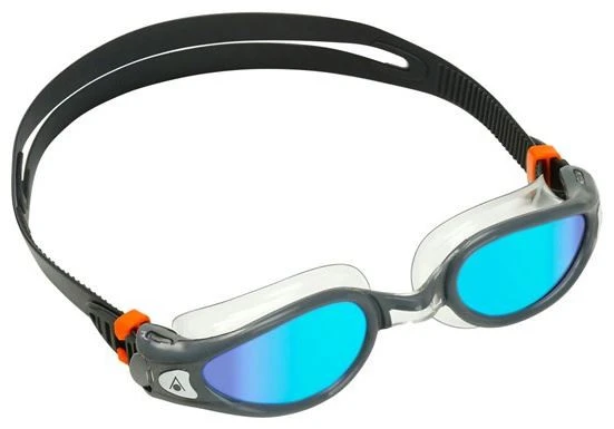 Aqua Sphere Kaiman EXO Blue Titanium Mirrored Lens Grey/Clear 1 Aqua Sphere Kaiman EXO Blue Titanium Mirrored Lens Grey/Clear