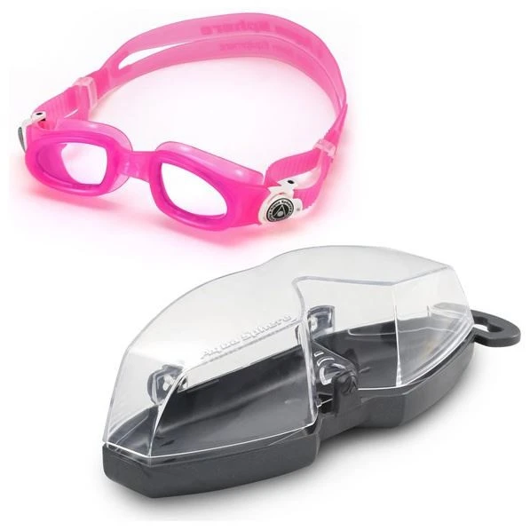 Aqua Sphere Moby Kid Clear Lens Pink-White 4 Aqua Sphere Moby Kid Clear Lens Pink-White – Image 4