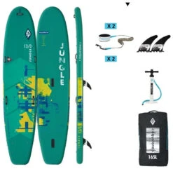 Aquatone Jungle 13'0 - SUP Only Green -Kayak Soldes Magasin aquatone jungle 13 0 sup only green 2