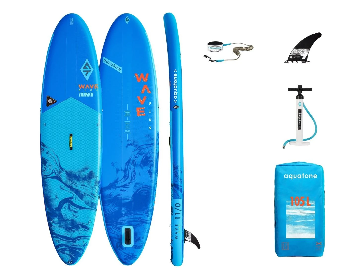 Aquatone Wave Plus 11'0" SUP Only Blue 1 Aquatone Wave Plus 11'0" SUP Only Blue
