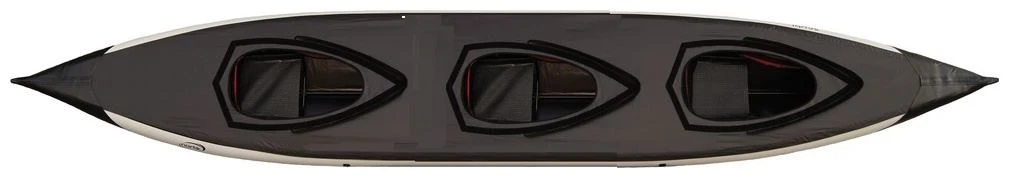 Nortik 3-Person Deck Incl. Spray Skirts For Scubi 3 One Size 1 Nortik 3-Person Deck Incl. Spray Skirts For Scubi 3 One Size