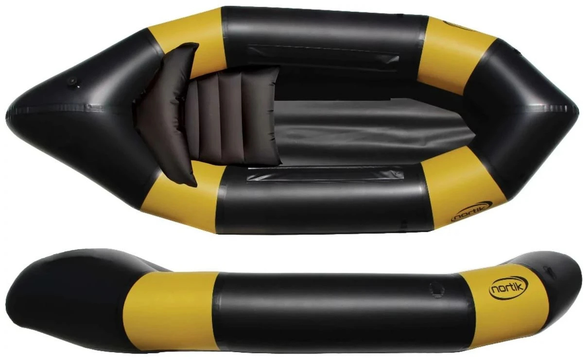 Nortik TrekRaft Expedition Sans Afdekzeil Packraft Yellow-Black 3 Nortik TrekRaft Expedition Sans Afdekzeil Packraft Yellow-Black – Image 3