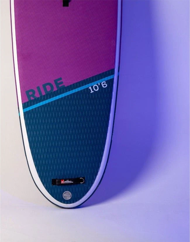 Red Paddle Co. Red Paddle Co 10'6 Ride MSL Inflatable SUP + Cruiser Tough Paddle White-Purple-Dark Blue 4 Red Paddle Co. Red Paddle Co 10'6 Ride MSL Inflatable SUP + Cruiser Tough Paddle White-Purple-Dark Blue – Image 4