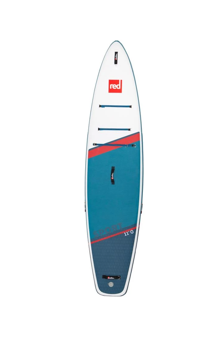 Red Paddle Co. Red Paddle Co 11'0 Sport MSL Inflatable SUP + Hybrid Tough Paddle White-Blue-Dark Blue 3 Red Paddle Co. Red Paddle Co 11'0 Sport MSL Inflatable SUP + Hybrid Tough Paddle White-Blue-Dark Blue – Image 3