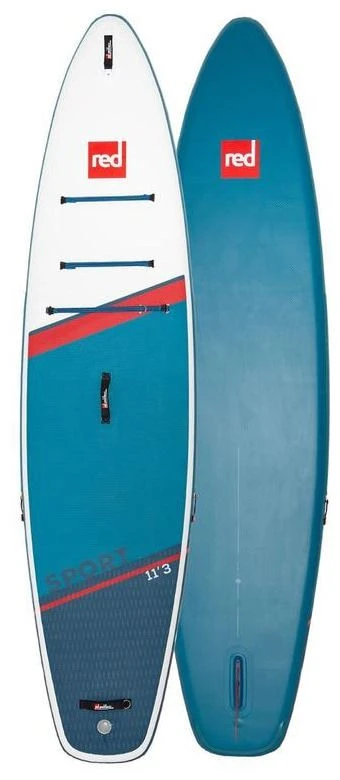Red Paddle Co. Red Paddle Co 11'3 Sport MSL Inflatable SUP White-Blue-Dark Blue 1 Red Paddle Co. Red Paddle Co 11'3 Sport MSL Inflatable SUP White-Blue-Dark Blue