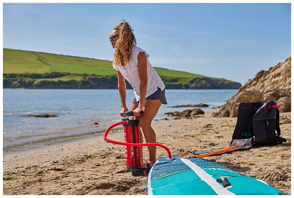 Red Paddle Co. Red Paddle Co 12'0 Compact MSL Inflatable SUP White-Teal-Dark Blue 10 Red Paddle Co. Red Paddle Co 12'0 Compact MSL Inflatable SUP White-Teal-Dark Blue – Image 10