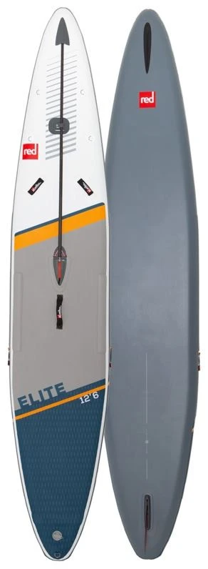 Red Paddle Co. Red Paddle Co 12'6 Elite MSL Inflatable SUP White-Grey-Dark Blue-Orange 1 Red Paddle Co. Red Paddle Co 12'6 Elite MSL Inflatable SUP White-Grey-Dark Blue-Orange
