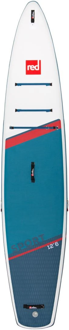 Red Paddle Co. Red Paddle Co 12’8 Sport MSL Inflatable SUP + Hybrid Tough Paddle White-Blue-Dark Blue 3 Red Paddle Co. Red Paddle Co 12’8 Sport MSL Inflatable SUP + Hybrid Tough Paddle White-Blue-Dark Blue – Image 3