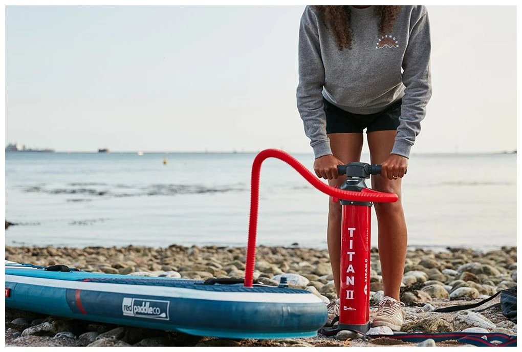 Red Paddle Co. Red Paddle Co 12’8 Sport MSL Inflatable SUP + Hybrid Tough Paddle White-Blue-Dark Blue 8 Red Paddle Co. Red Paddle Co 12’8 Sport MSL Inflatable SUP + Hybrid Tough Paddle White-Blue-Dark Blue – Image 8