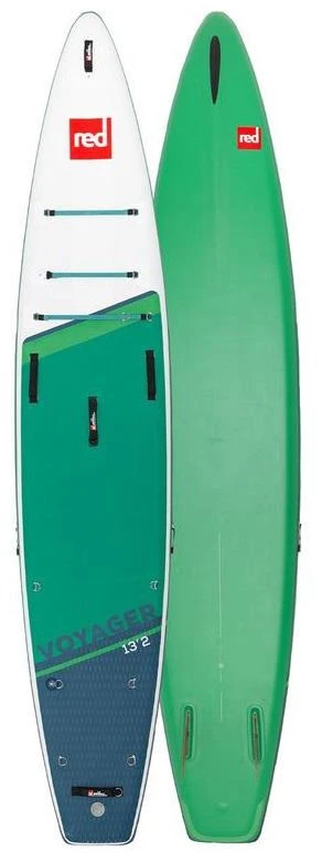 Red Paddle Co. Red Paddle Co 13'2 Voyager Plus MSL Inflatable SUP White-Green-Dark Blue 1 Red Paddle Co. Red Paddle Co 13'2 Voyager Plus MSL Inflatable SUP White-Green-Dark Blue
