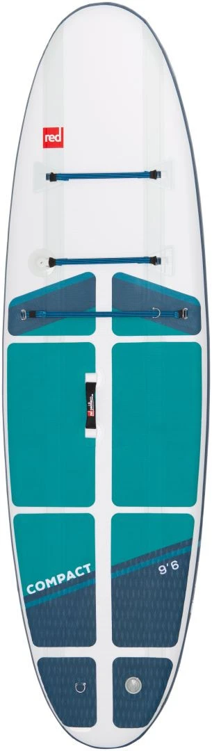 Red Paddle Co. Red Paddle Co 9'6 Compact MSL Inflatable SUP White-Teal-Dark Blue 4 Red Paddle Co. Red Paddle Co 9'6 Compact MSL Inflatable SUP White-Teal-Dark Blue – Image 4