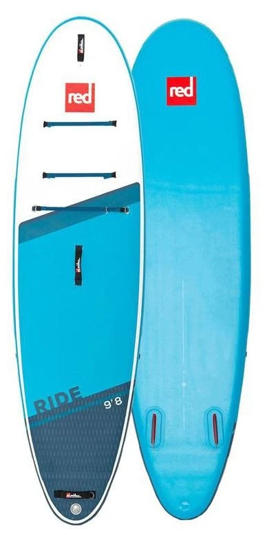 Red Paddle Co. Red Paddle Co 9'8 Ride MSL Inflatable SUP White-Blue-Dark Blue 2 Red Paddle Co. Red Paddle Co 9'8 Ride MSL Inflatable SUP White-Blue-Dark Blue – Image 2