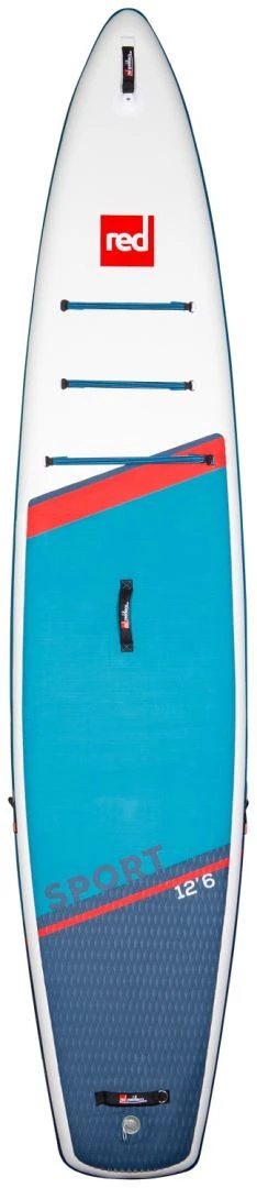 Red Paddle Co. Red Paddle Co Sport 12'6 Inflatable SUP 2021 Blue-White-Red 3 Red Paddle Co. Red Paddle Co Sport 12'6 Inflatable SUP 2021 Blue-White-Red – Image 3